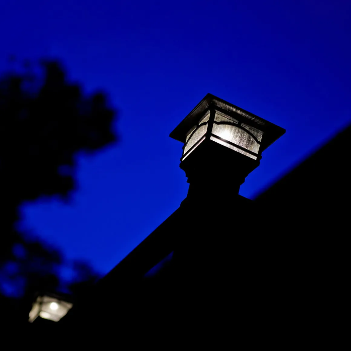 Solar Powered Post Lights (Set of 4)