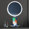 Spa Studio LED Vanity Mirror with Wireless Charging by Sharper Image