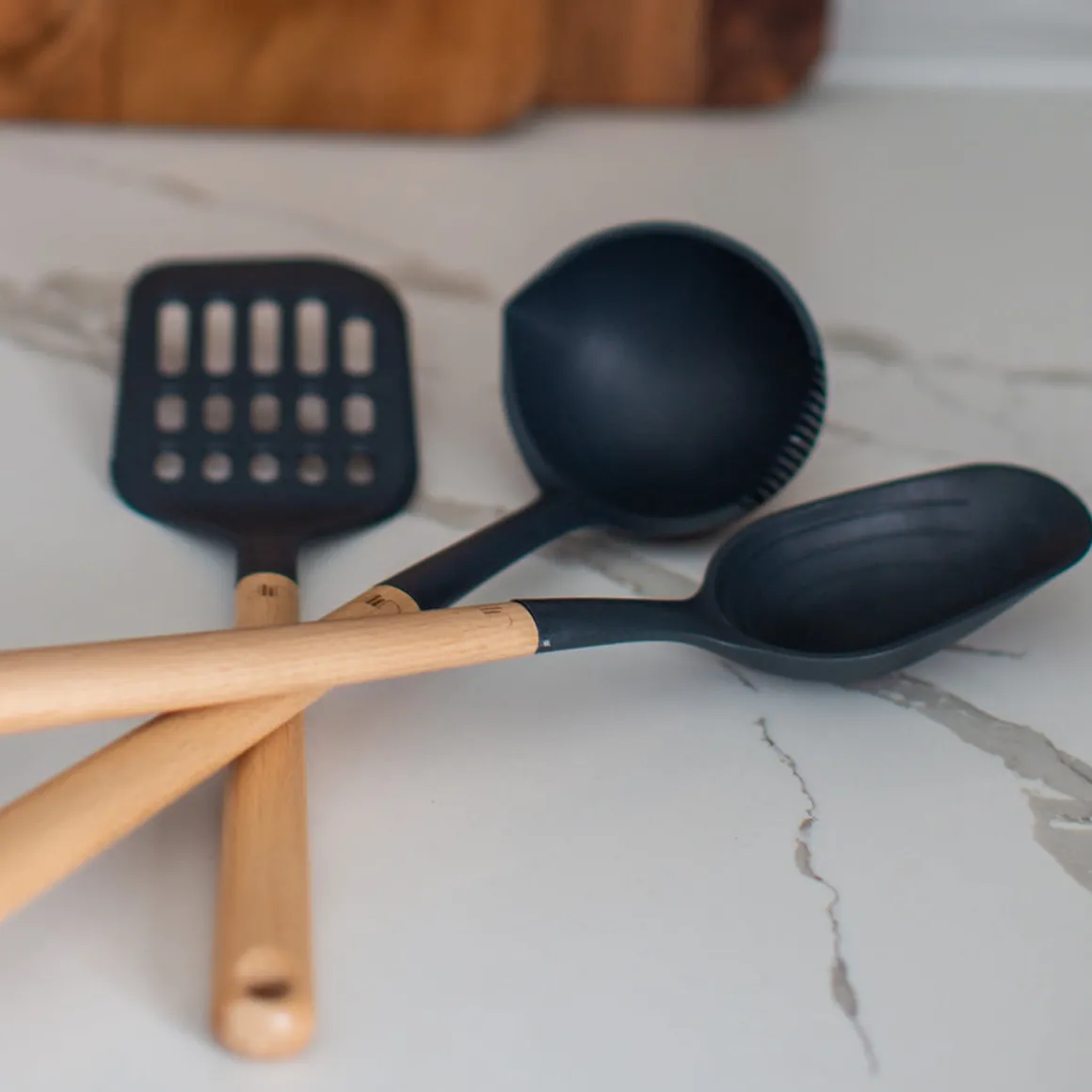 Spoon Rest/Cookbook Holder and Tool Set Bundle