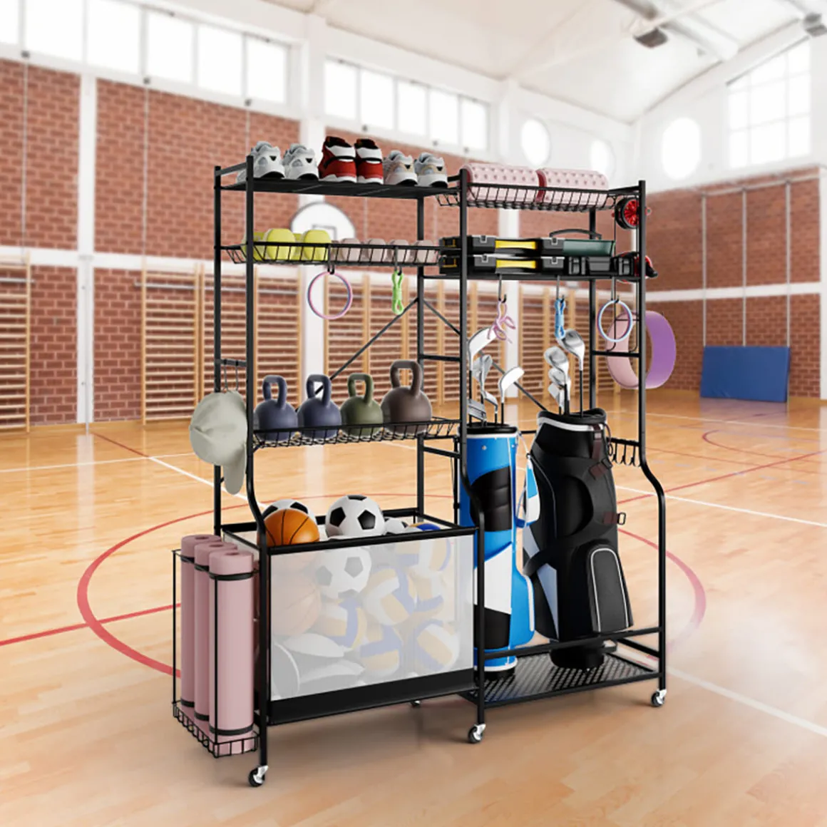 Sports Equipment Garage Organizer