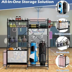 Sports Equipment Garage Organizer