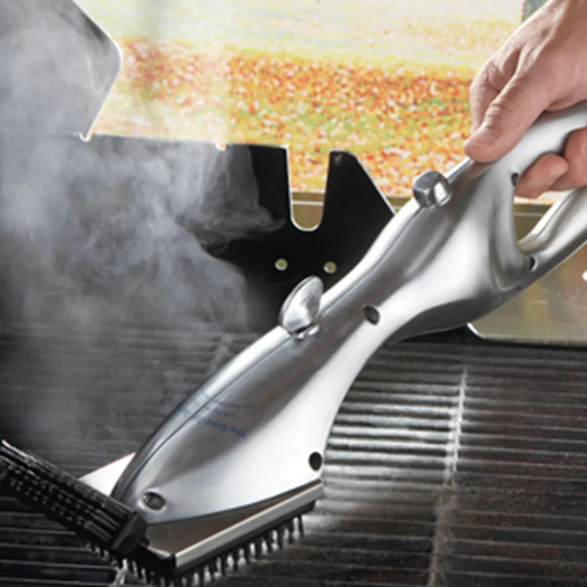 Stainless Steel Steam Cleaning Grill Brush