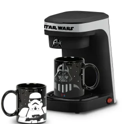Star Wars Darth Vader and Stormtrooper Single Cup Coffee Maker Gift Set