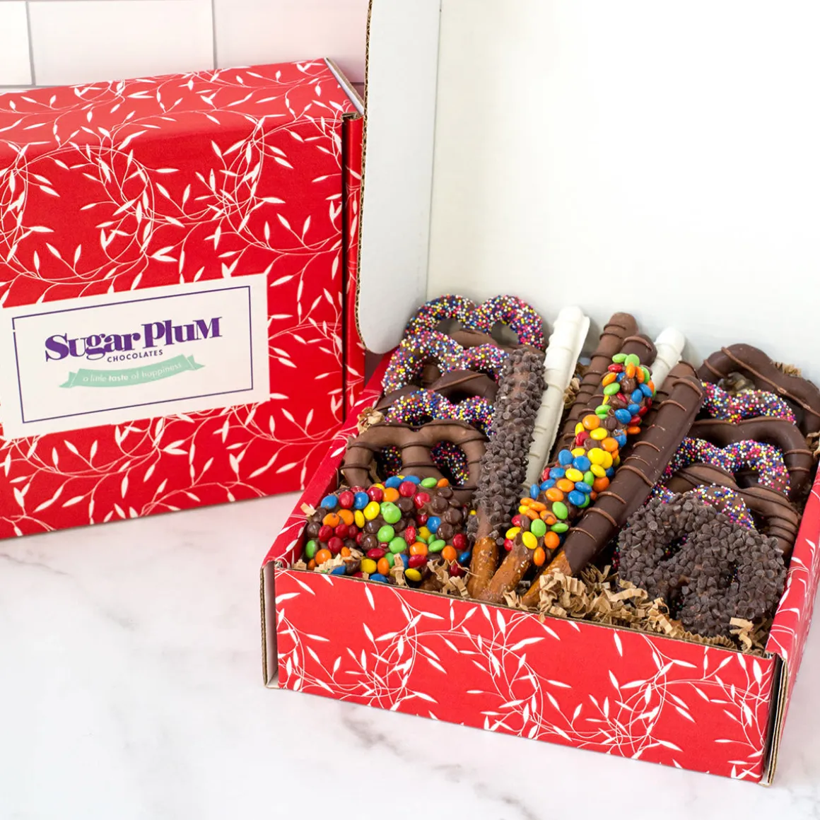 Sugar Plum Chocolate Pretzel Passion Gift Box