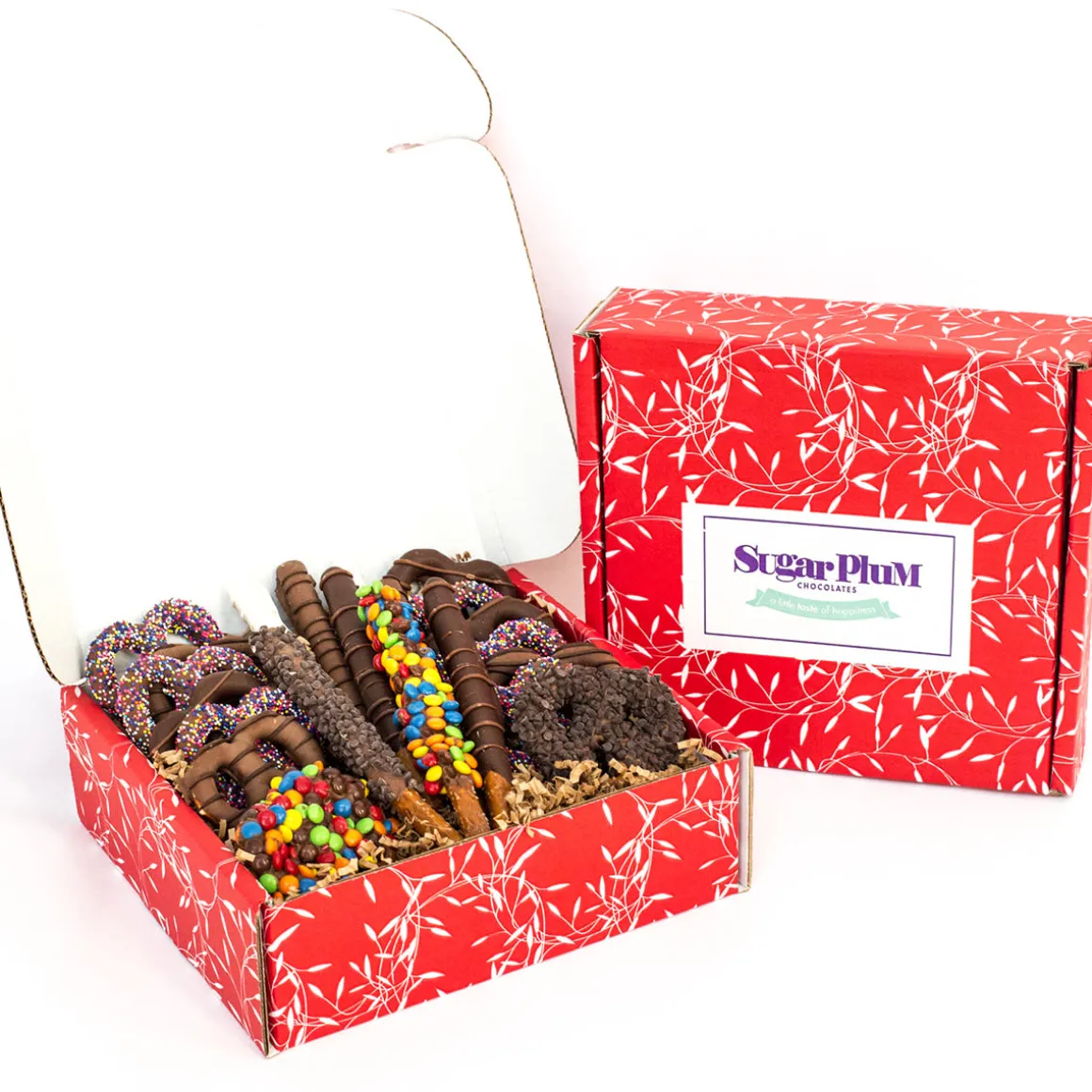 Sugar Plum Chocolate Pretzel Passion Gift Box