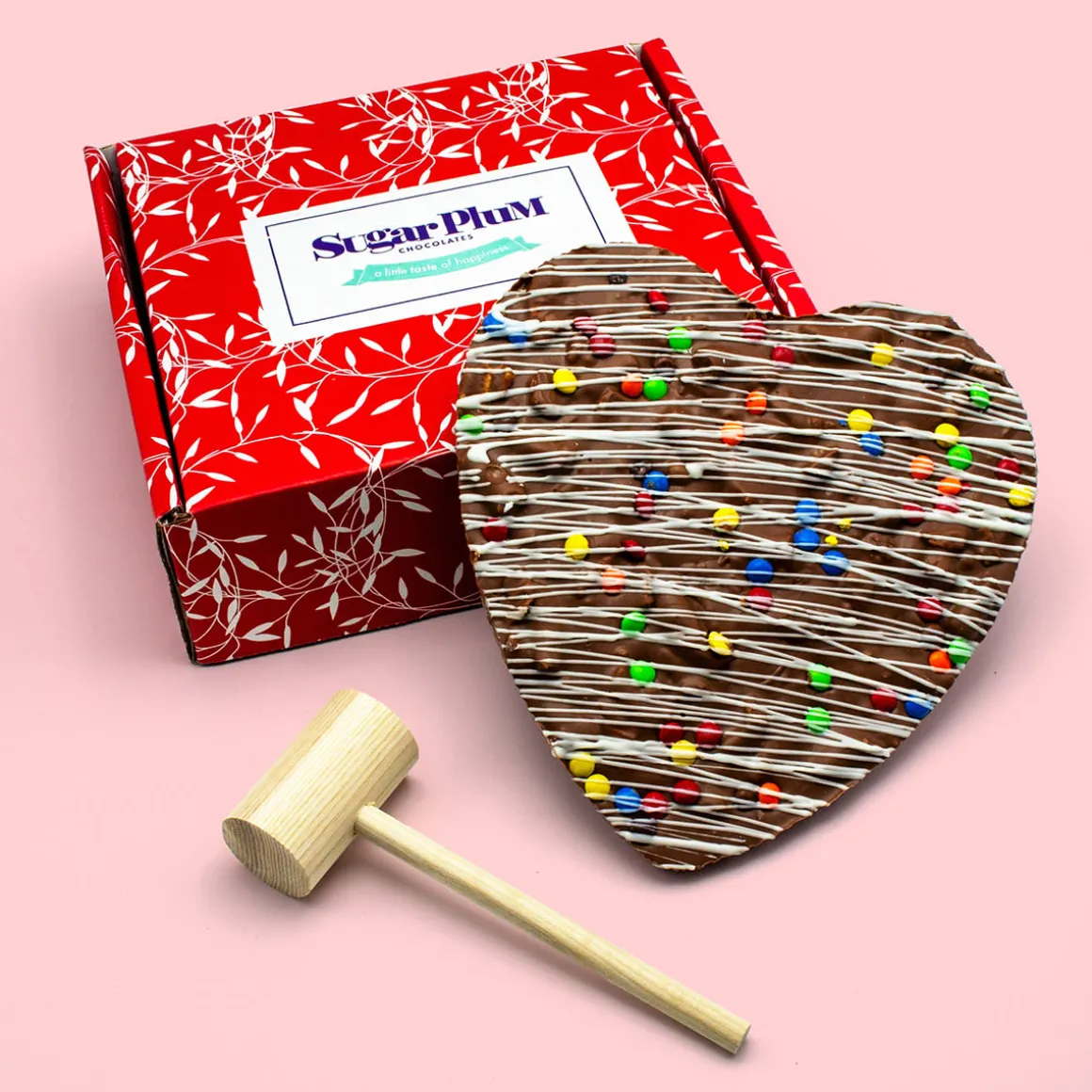 Sugar Plum Heart Smash with Mallet