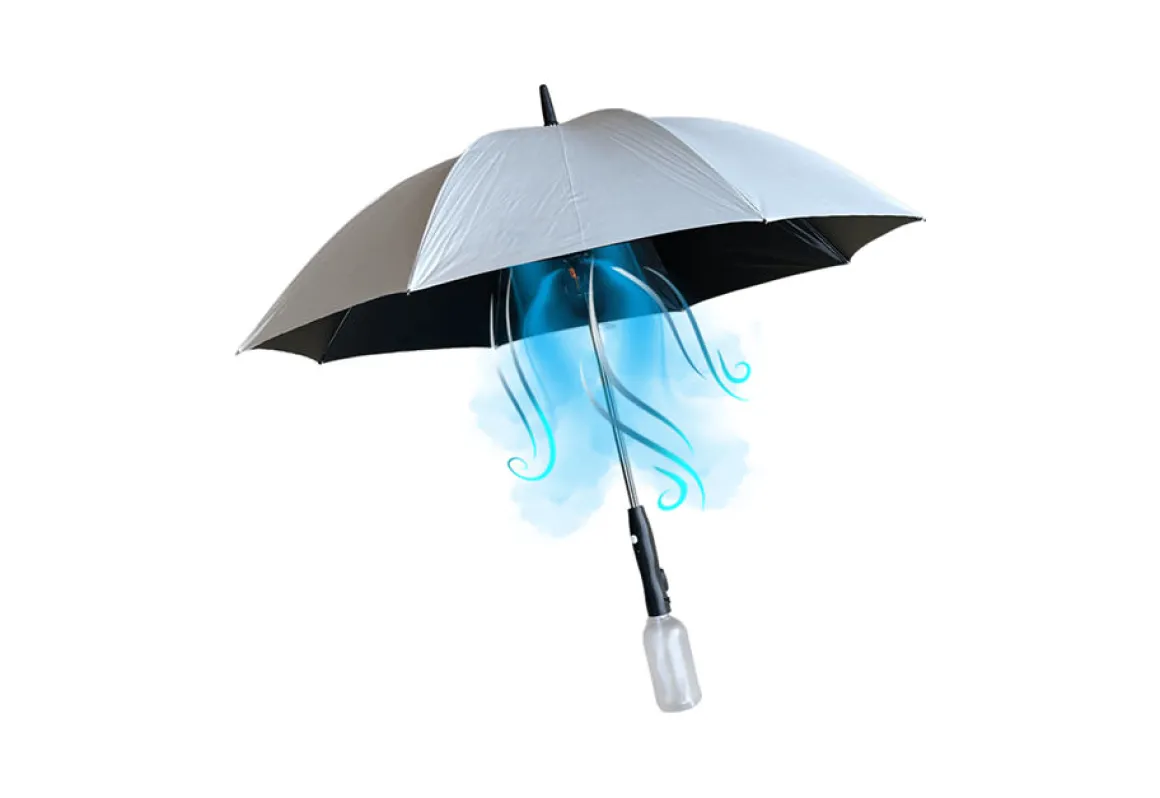 Sun Shade Misting Fan