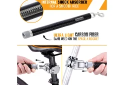 Swiveling Dog Bike Leash Attachment