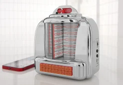 Tabletop Diner Jukebox Radio with Bluetooth