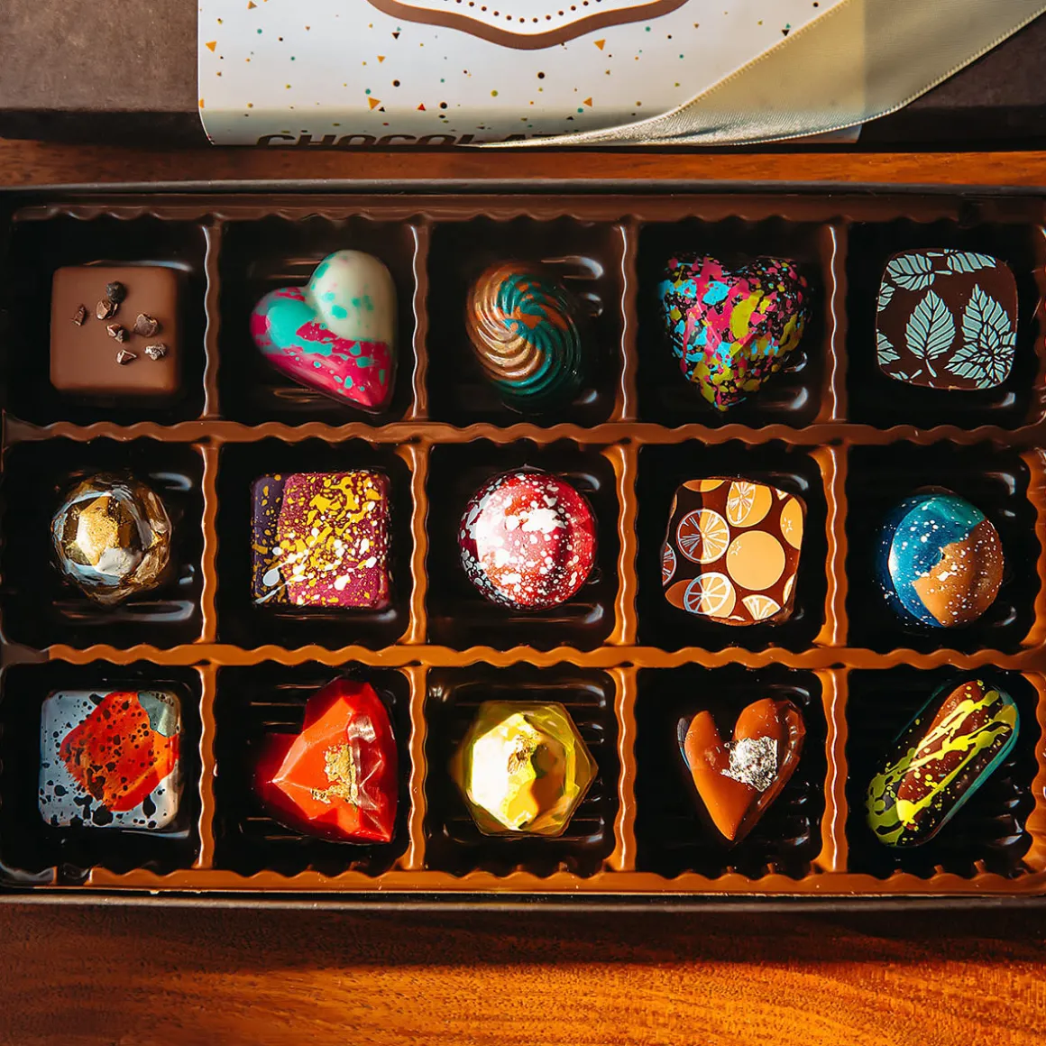 The Chocolate Season 15-Piece Artisan Chocolates