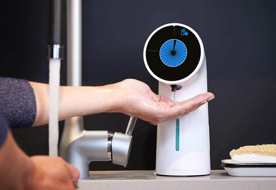 Touch Free Soap Dispenser Timer