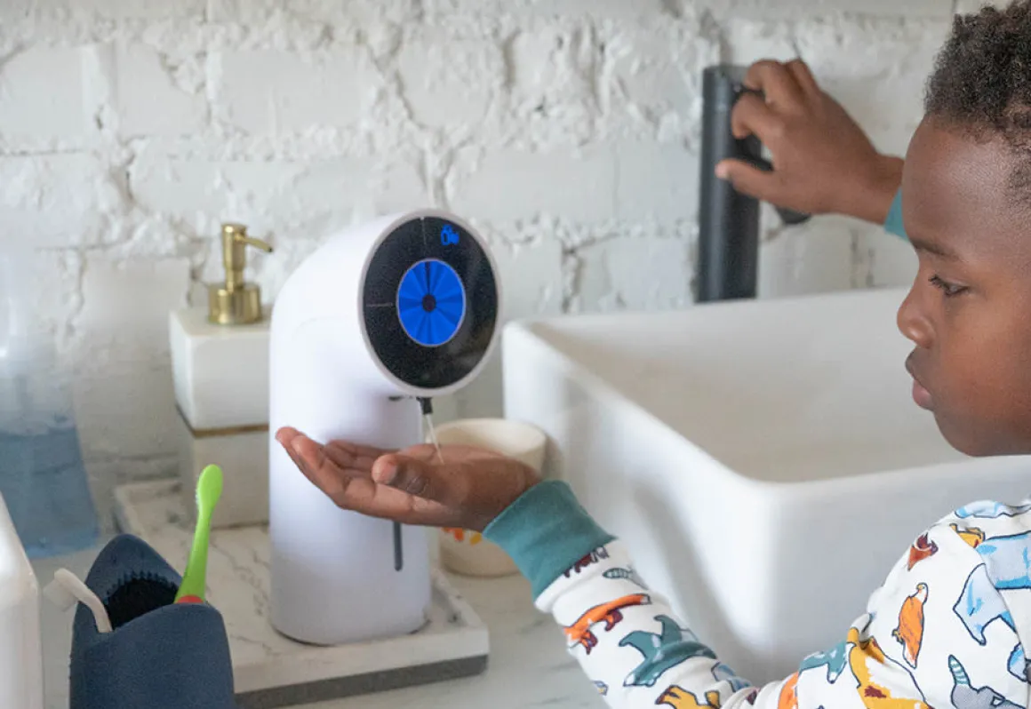 Touch Free Soap Dispenser Timer