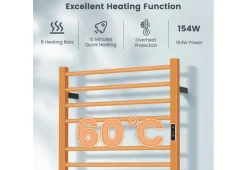 Towel Warmer Rack with LED Display