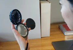 Travel Mirror Fan