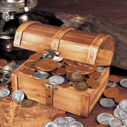 Treasure Chest of 51 Historic Coins