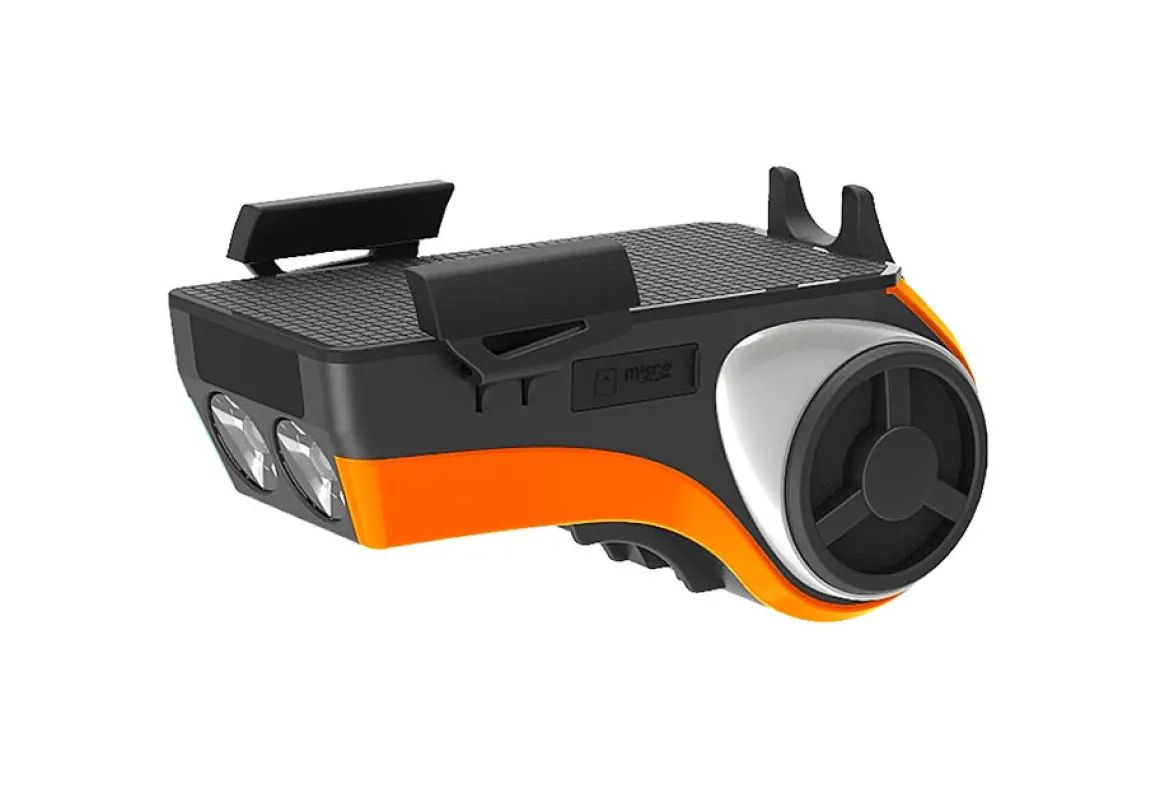 Ultimate Bicycle Speaker Mount and Headlight