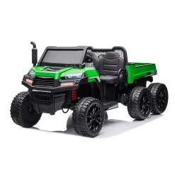 24V 6 Wheeler Tractor Trailer with Dump Cart