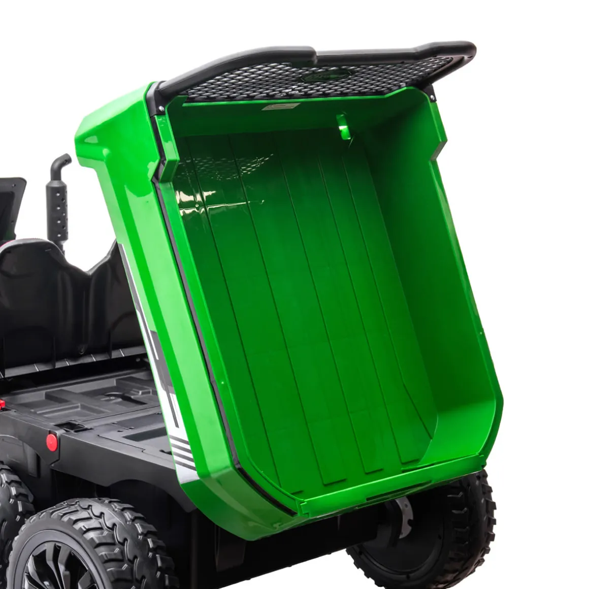 24V 6 Wheeler Tractor Trailer with Dump Cart