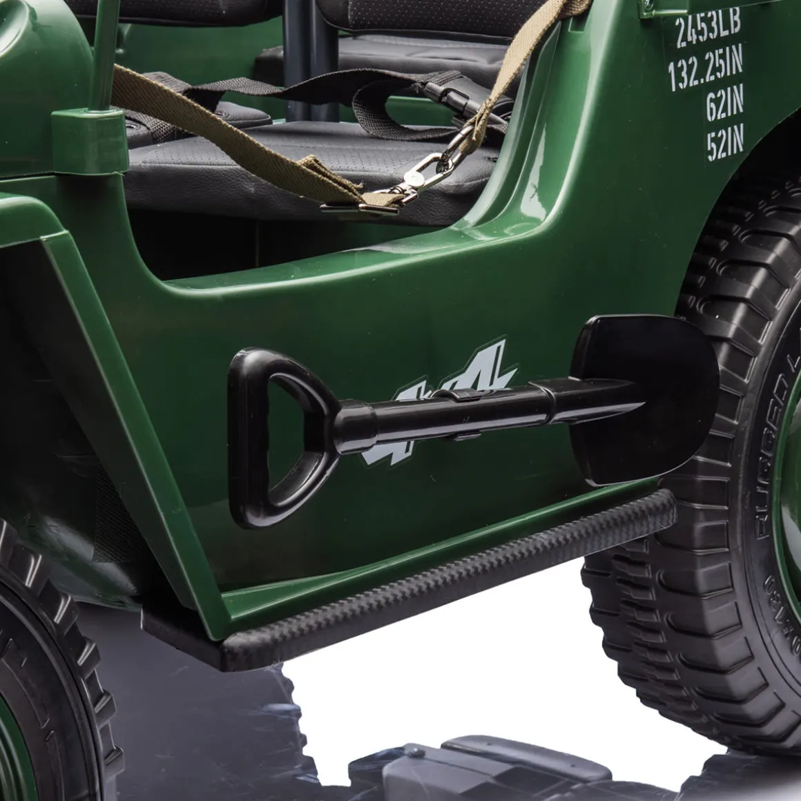 24V Military Willy Jeep Ride-On
