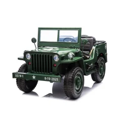 24V Military Willy Jeep Ride-On
