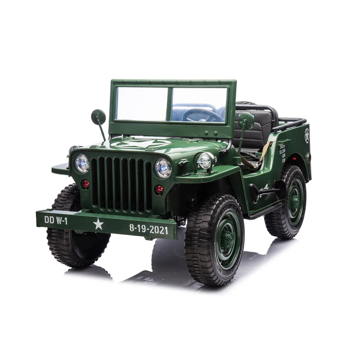 24V Military Willy Jeep Ride-On