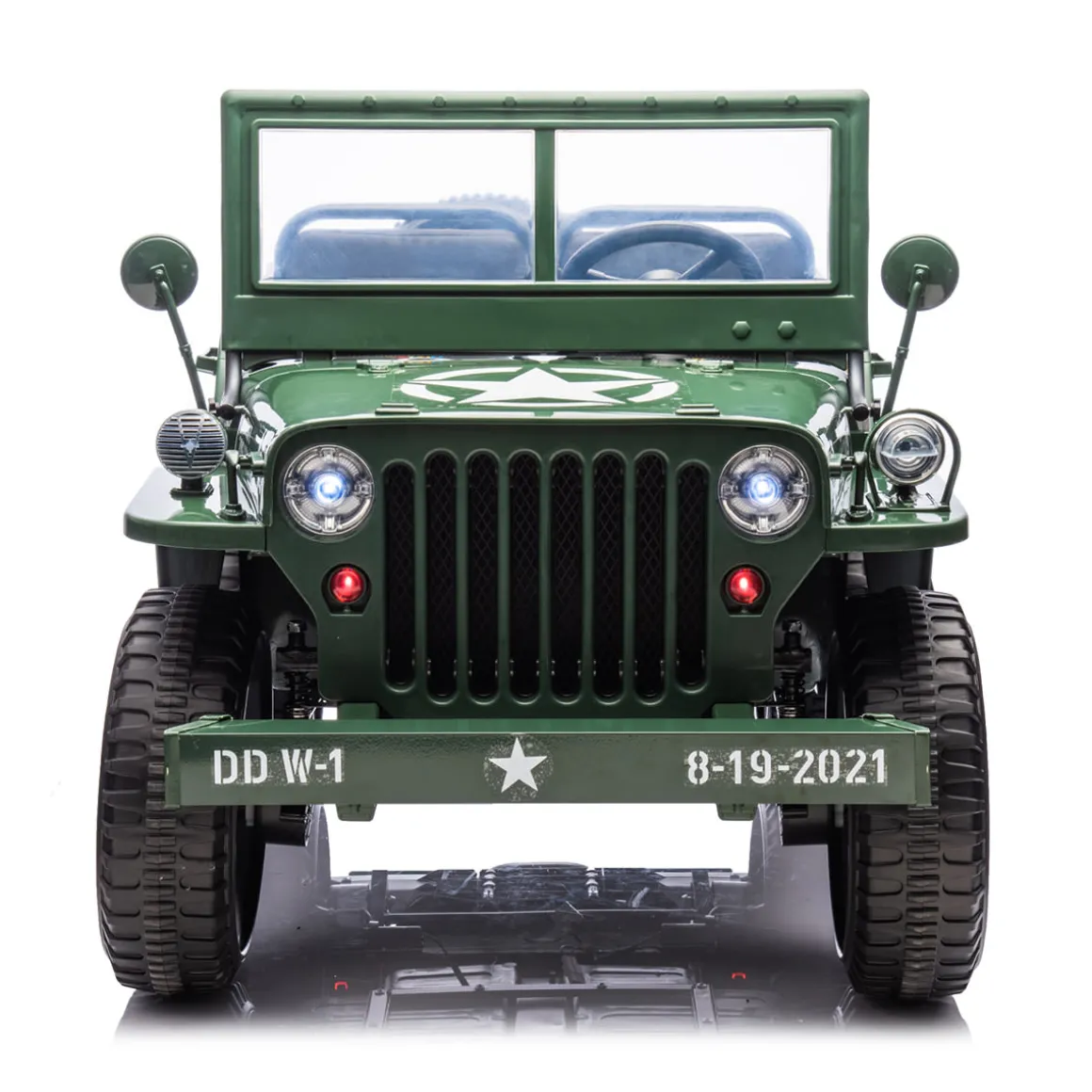 24V Military Willy Jeep Ride-On