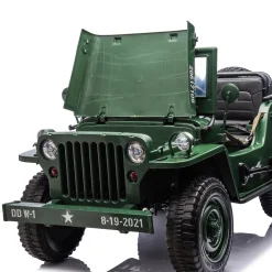 24V Military Willy Jeep Ride-On