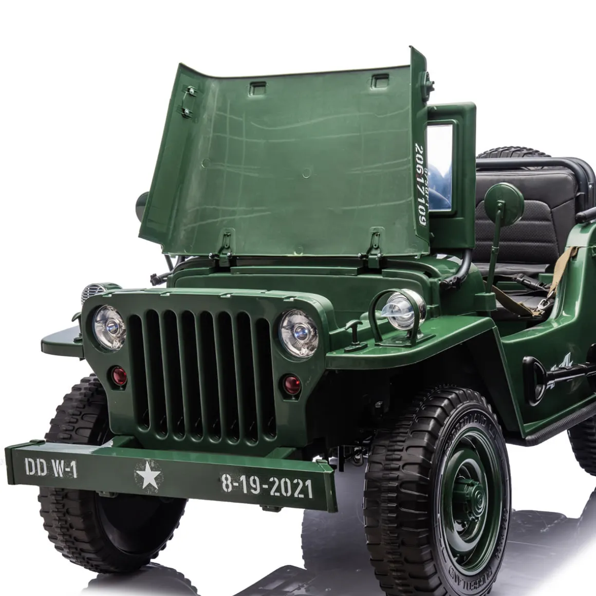 24V Military Willy Jeep Ride-On