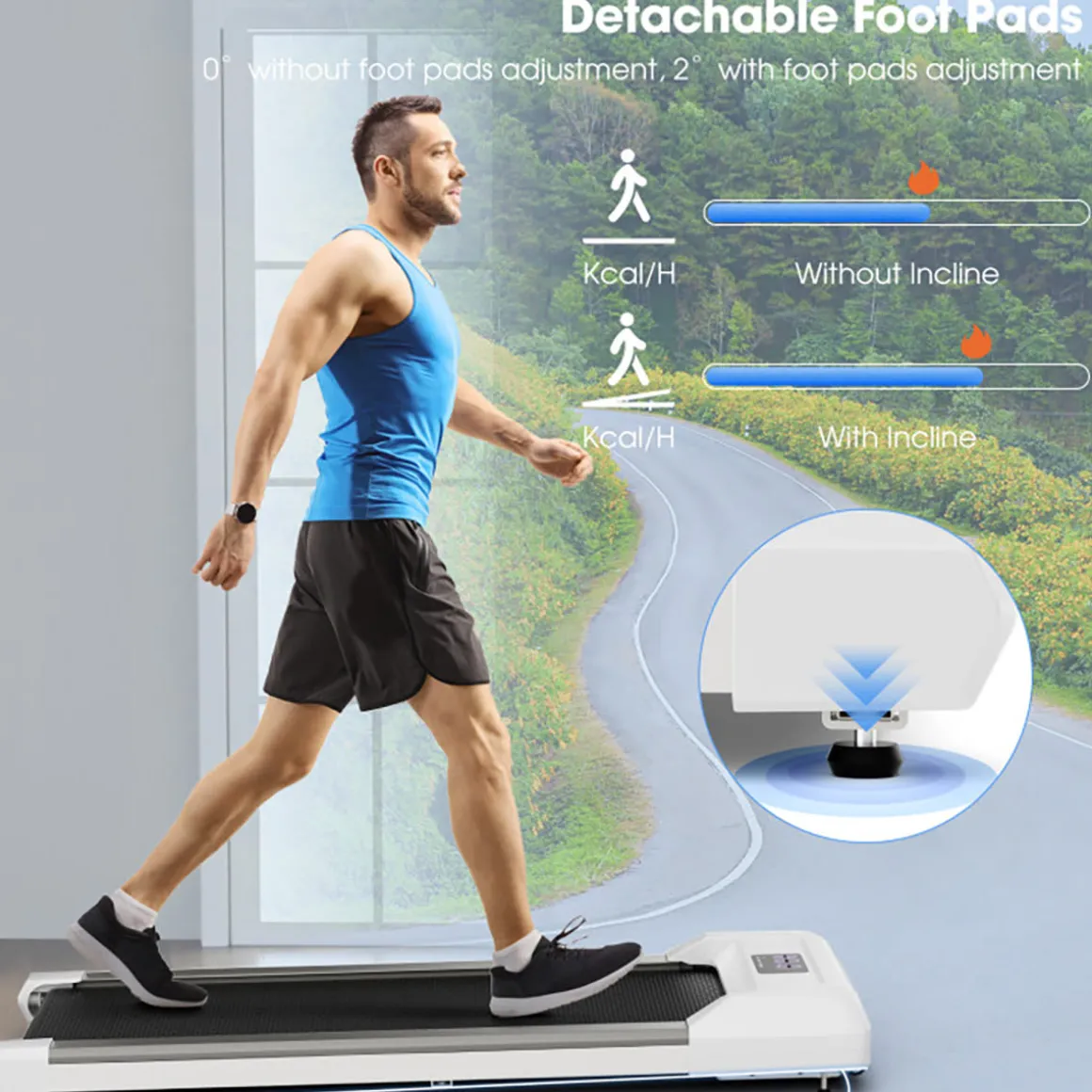 Walking Pad Under Desk Treadmill