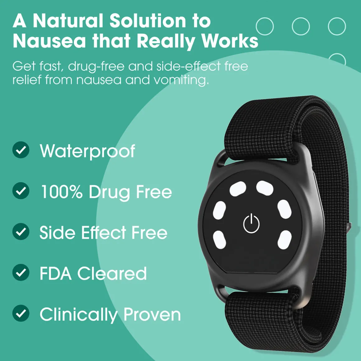 Waterproof Anti-Nausea Sports Wristband