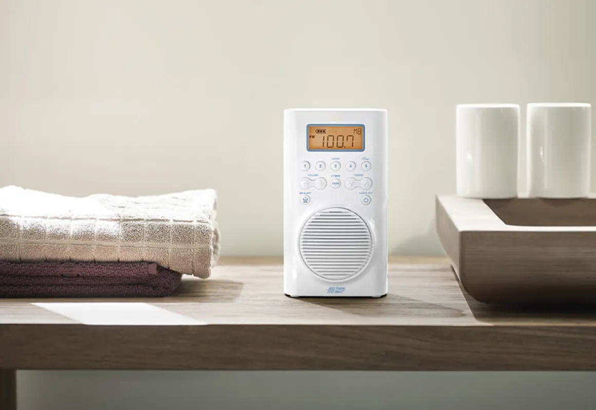 Waterproof Weather Alert Shower Radio