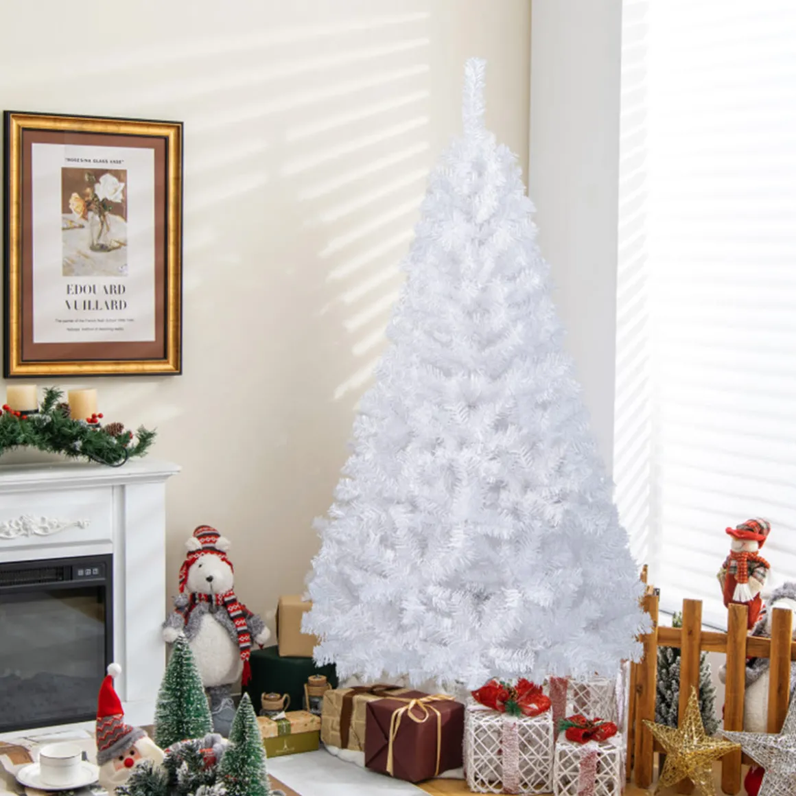 White Artificial Christmas Tree