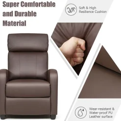 Wingback Massaging Recliner Chair