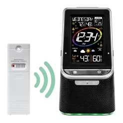 Wireless Color Weather Station with Bluetooth Speaker