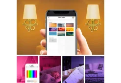 Wireless LED Wall Sconces (Set of 2)