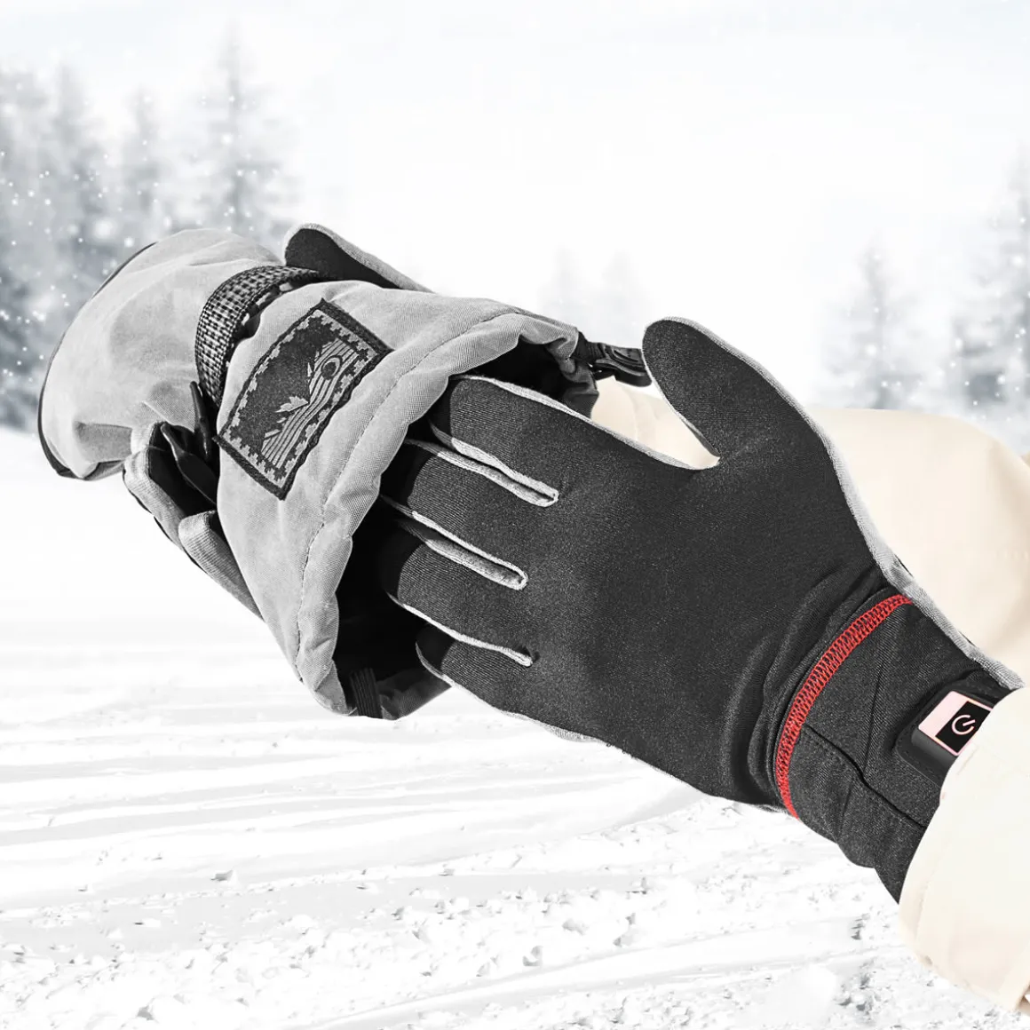 Wireless Rechargeable Warming Glove Liners by Sharper Image