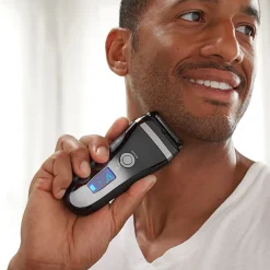 World's Fastest Cordless Foil Shaver and Trimmer by Sharper Image