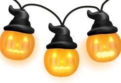 8' Animated Pumpkin String Lights