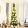 7' Artificial Pencil Christmas Tree
