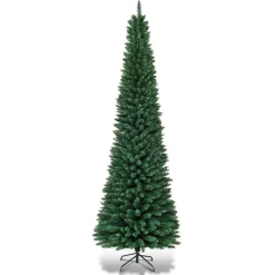 7' Artificial Pencil Christmas Tree