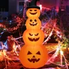 8' Inflatable Halloween Pumpkin Stack
