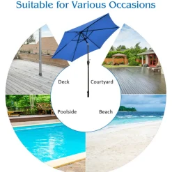 9' Market Patio Table Umbrella