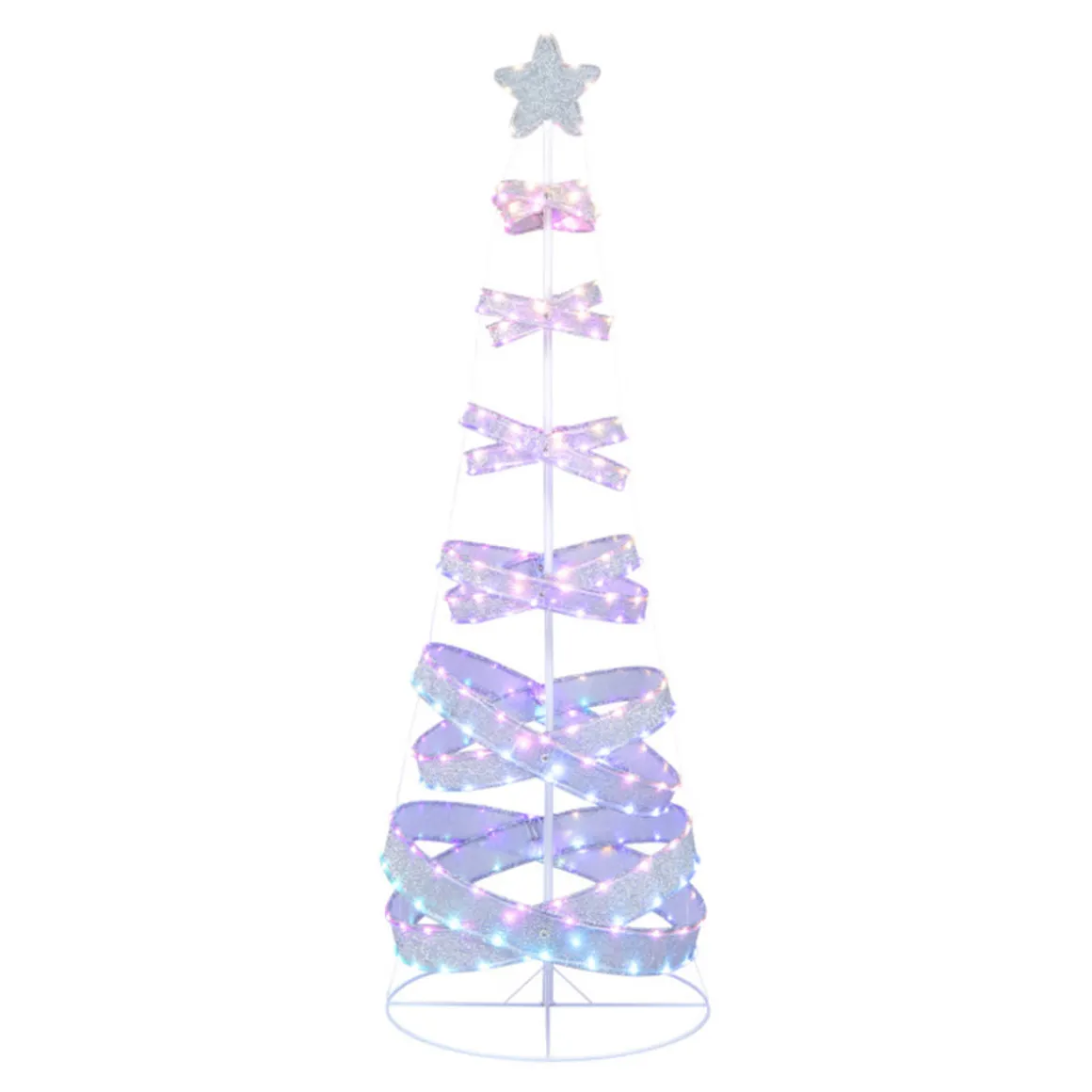 7' Pre-Lit Spiral Christmas Tree Decoration