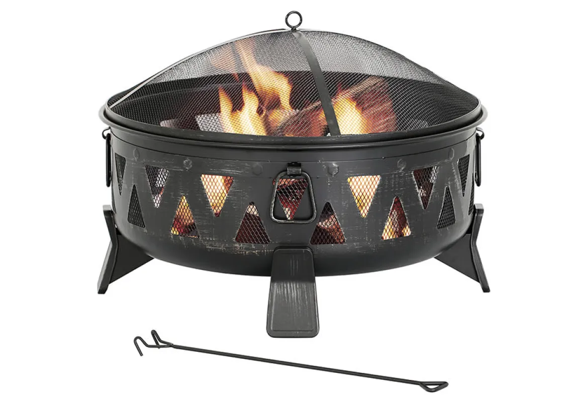 30'' Antique Wood-Burning Fire Pit