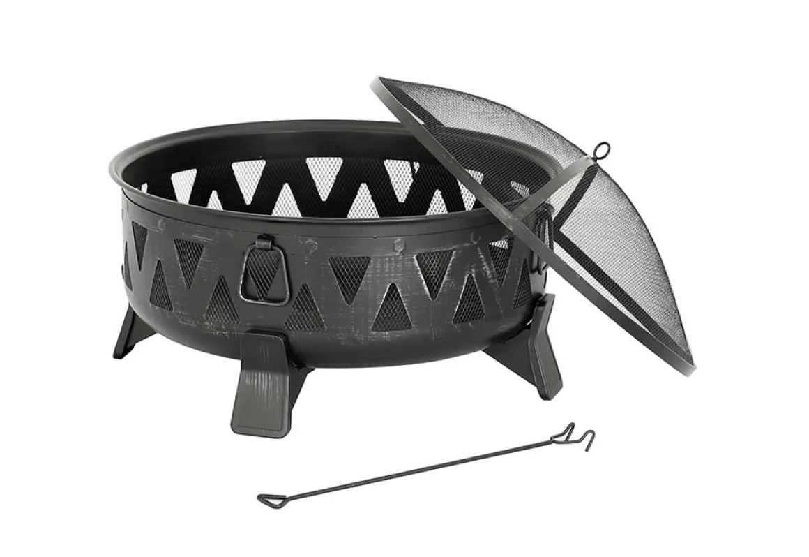 30'' Antique Wood-Burning Fire Pit