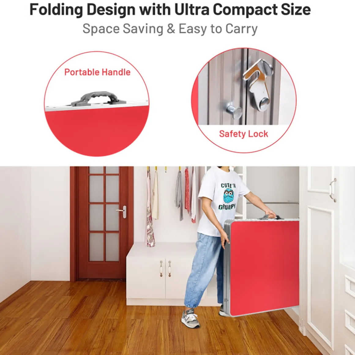 60'' Folding Ping Pong Table Game Set