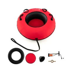 40'' Heavy-Duty Inflatable Snow Sled with Tow Strap