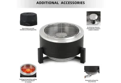 22'' Outdoor Smokeless Wood-Burning Fireplace