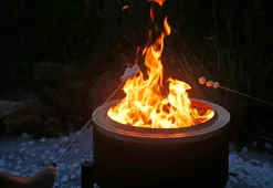 22'' Outdoor Smokeless Wood-Burning Fireplace