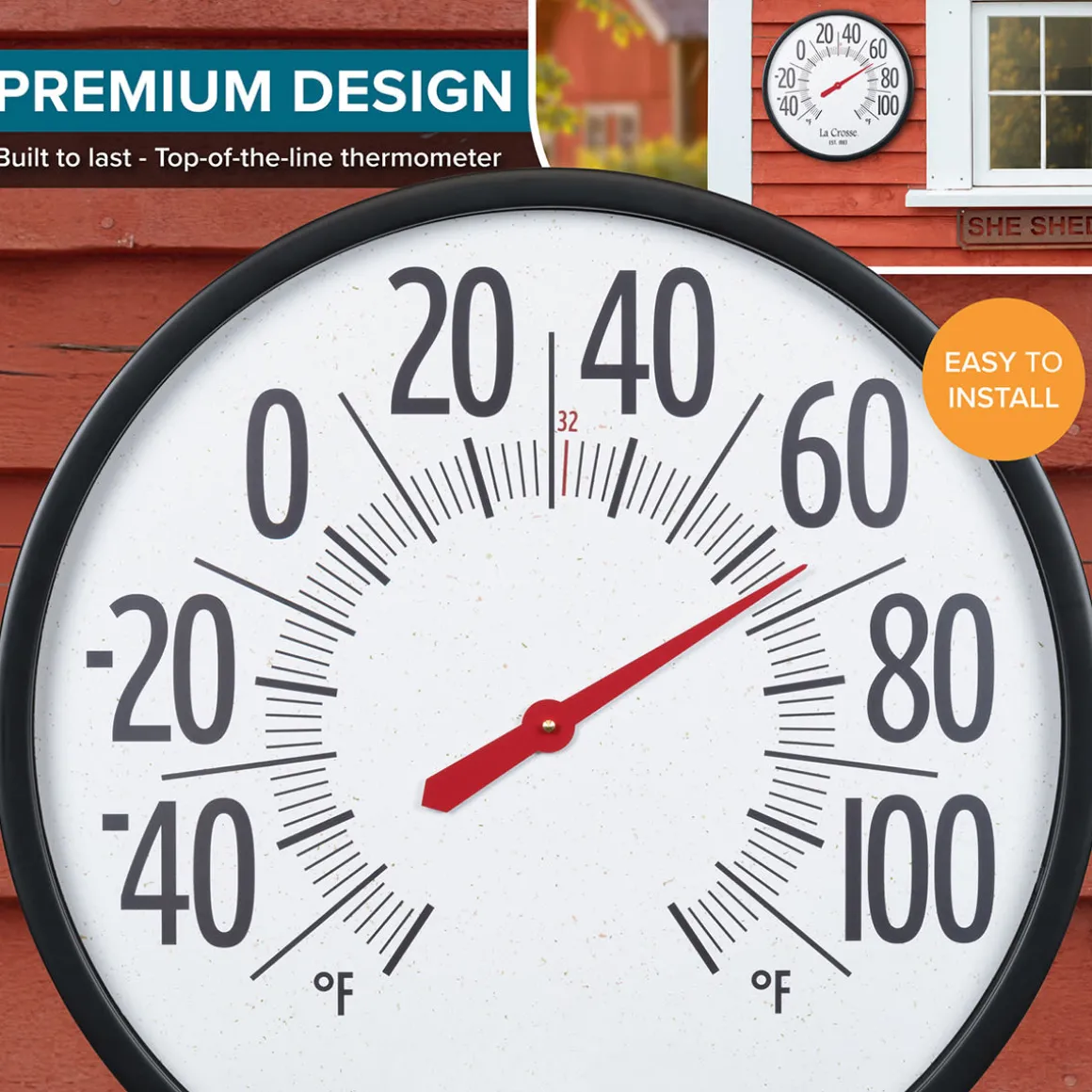 22'' Oversized Dial Thermometer
